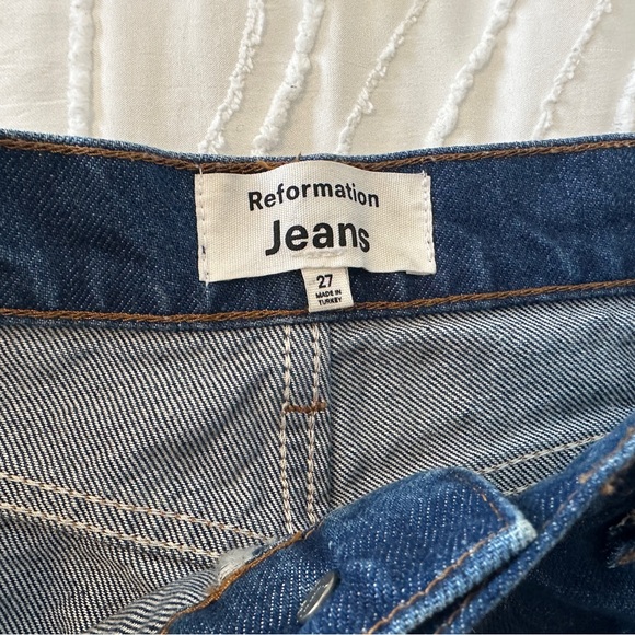 Reformation Cynthia High Rise Straight Leg Jeans size 27 - Picture 5 of 6